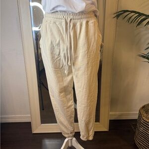 Zara Women’s Cream Jogger Pants